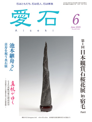 水石、鑑賞石の雑誌　月刊愛石